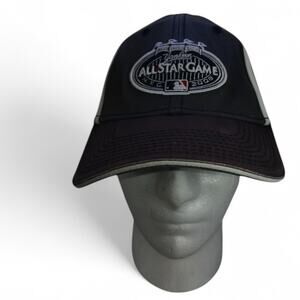 NY YANKEES MLB All Star 2008 Game Gray Baseball Cap - Size: M/L